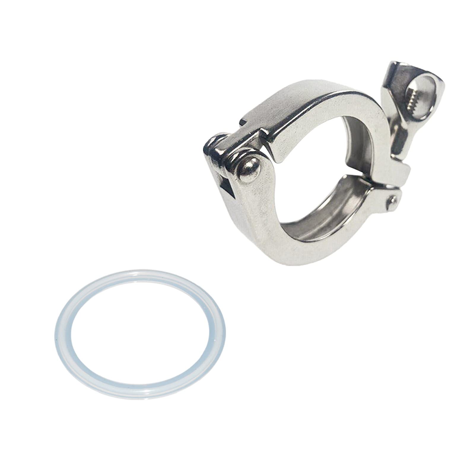 YANGQI yaoqijie 1"- 8" Pulgadas de Acero Inoxidable de Acero Inoxidable Tri férula trébol SS 304 Ajuste for la Brida del Tubo con Junta de Silicona Lasting (Color : 1 PC, Size : K-268mm)
