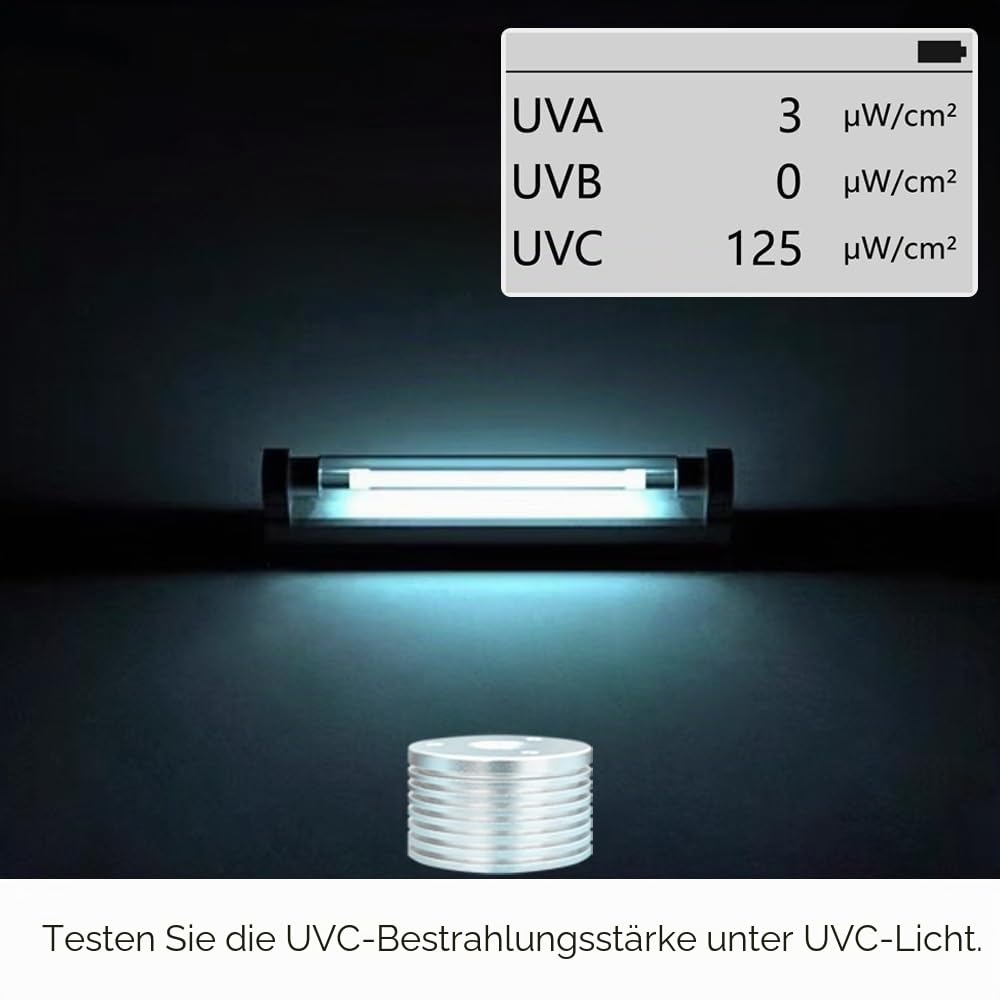 AH-UVCBA Lichtmessgerät UV-Index UVB UVC UVA Bestrahlungsintensität w/m²