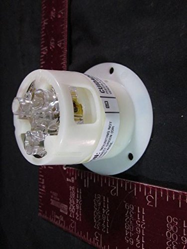 Hubbell Hbl2326 Hbl Flanged Receptacle; Insulgrip Twist-Lock