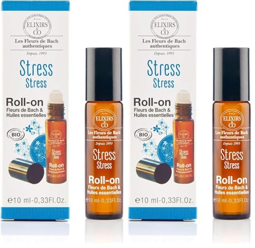 Roll On Stress Elixirs & Co aux Huiles Essentielles et Fleurs de Bach Bio pour Adulte