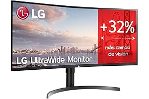 LG 35 Inch Curved UltraWide QHD HDR Monitor with FreeSync™