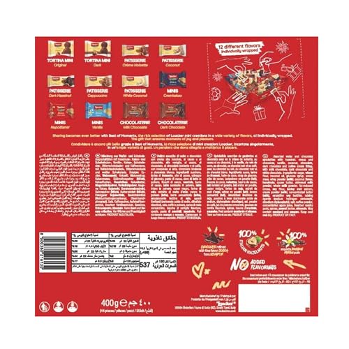 Loacker "Best of Moments" 100 Jahre Jubiläumsedition • Mix aus Mini-Waffeln & Schokoladenspezialitäten • Schokoladenmisc