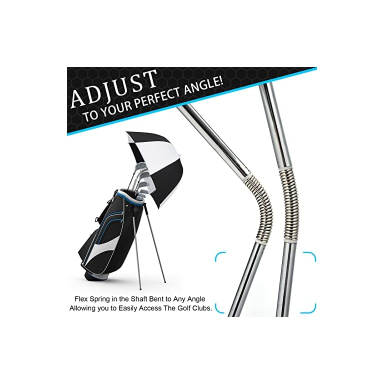 G4Free Golf Bag Umbrella for Club Protection Flex Umbrella Pro Shop Style