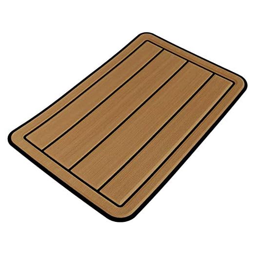 Castaway Customs SeaDek Foam Yeti Seat Cushion | 3M Adhesive Backing | Cooler Pad Accessory | Washable & Durable | Fits Tundra 35 (Mocha/Black, 45)