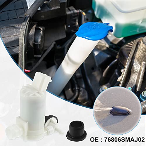 Acropix Windshield Washer Motor Pump Fit For Honda Crv 5-Door - Pack Of 1 Pcs White #TOP1