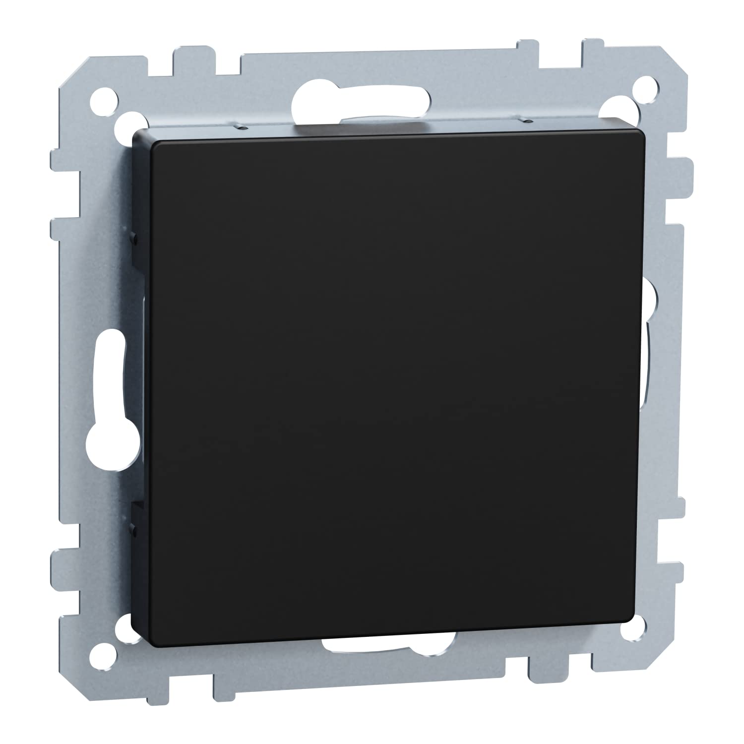 Schneider Electric Merten MEG4075-0403 Blind Cover, Recycled Material, Matte Black, System M, IP20