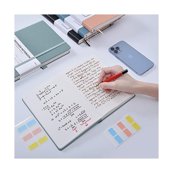 Notizbuch A5 liniert, Hardcover Journal Notebook Tagebuch mit 320 Lined Nummerierte Seiten, 100 g/m² Tintenfestes Dickes… – Bild 7