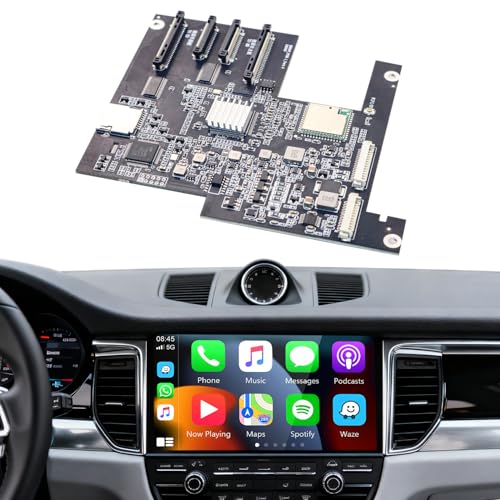 Modulo decodificatore CarPlay: si tratta di una scheda decodificatore PCBA, non di uno schermo. È sufficiente collegarla all'unità CD originale utilizzando i cavi FPC inclusi. Si integra perfettamente con il sistema esistente dell'auto e aggiunge CarPlay e Android Auto wireless, MirrorLink wireless, navigazione e controllo vocale per un'esperienza di guida migliorata.