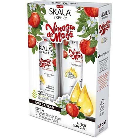 SKALA VINAGRE DE MACA KIT SHAMPOO AND CONDITIONER