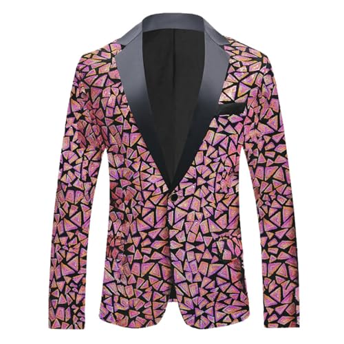 Veste à paillettes idéale pour soirée à thème réveillon et danseur de cabaret