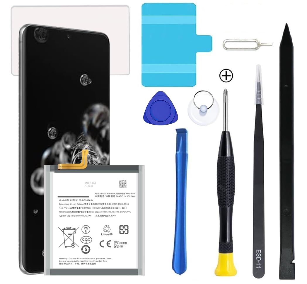 Dymicbit Galaxy S20 Ultra Battery,Upgraded New Battery Replacement for Samsung Galaxy S20 Ultra SM-G988U All Models with Professional Replacement Tool