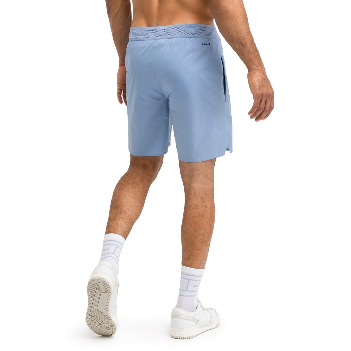 SIROKO - Short de Tennis Technique Velozix Light Blue