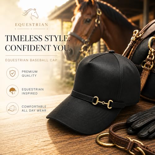 Gorra negra elegante para mujer con adorno dorado miniatura 6