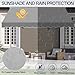 VINGLI Manual Retractable Awnings for Patio, 118