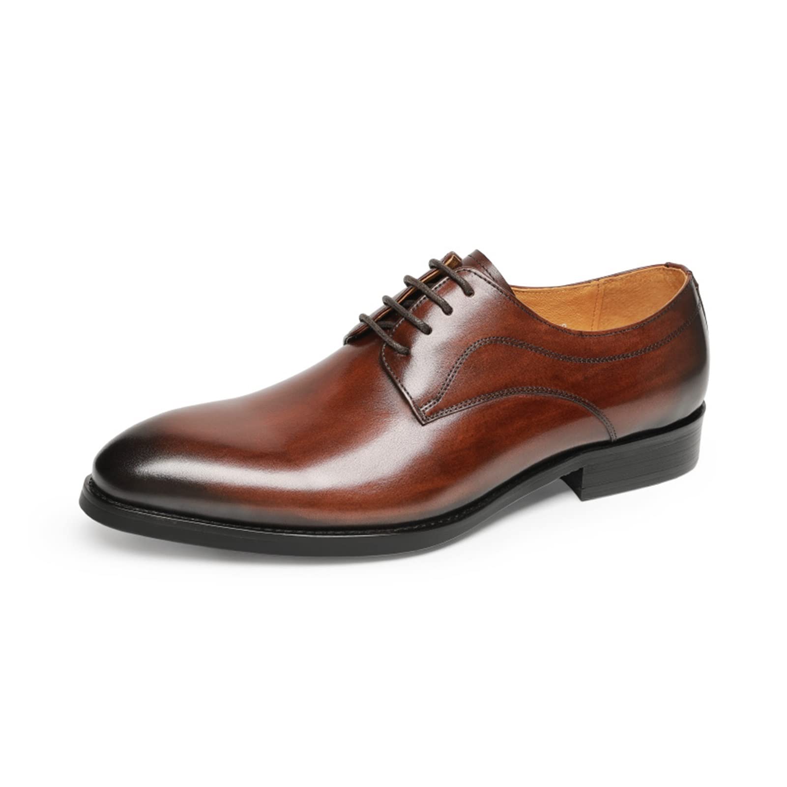 Amazon.com: YXCUE Zapatos de vestir de cuero genuino para hombre, cordones  clásicos marrones de la marca Brogues Oxford, zapatos de boda para hombres  (color: B, talla de zapato: 12) : Ropa, Zapatos