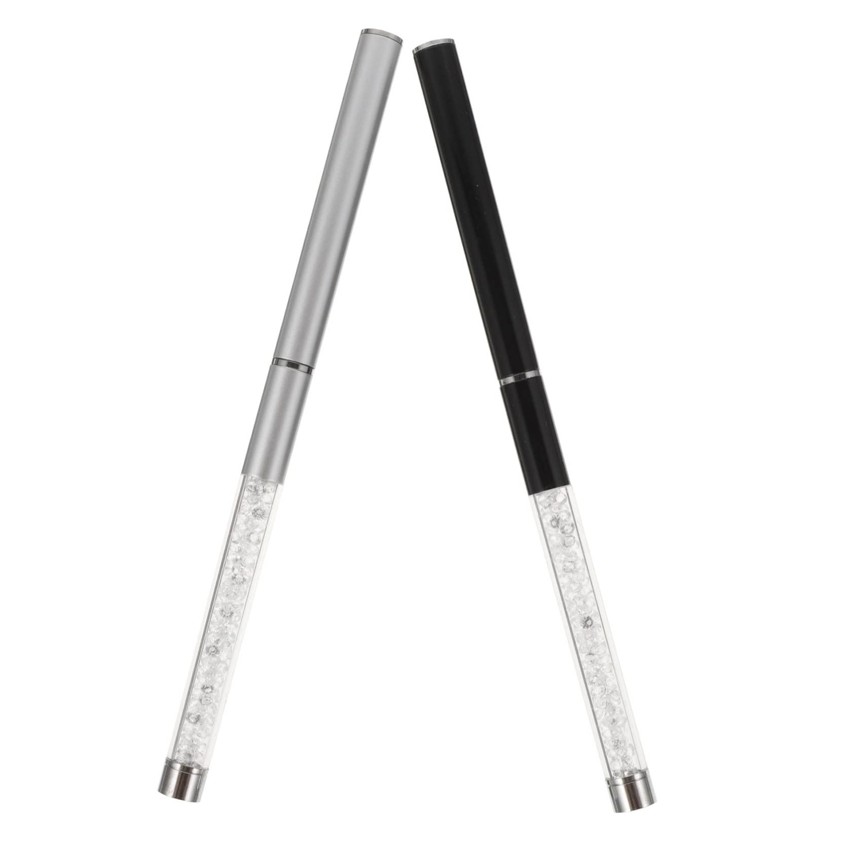 TOVINANNA 2pcs Travel Eyelash Brush Brow Brush Set Makeup Applicator for Girls Lash Mascara Tools Compact Lash Wand for Makeup Practice