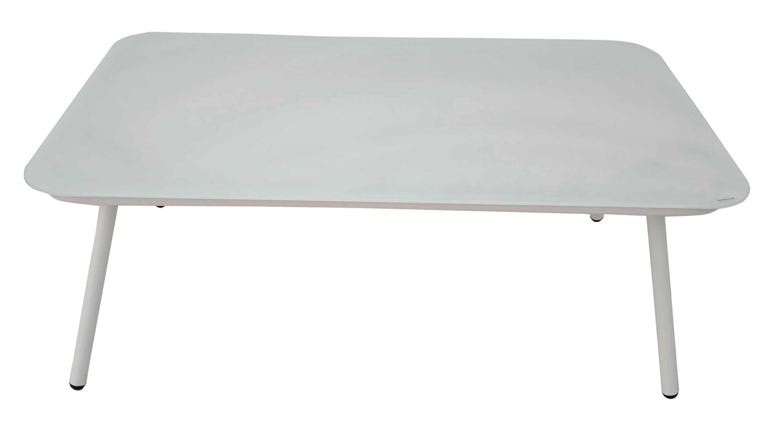 Megashopitalia Set da Giardino in Rattan con Divano 5 Posti Poltrone Tavolino da Caffè (Bianco)