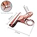 Jiulyning 15 Pcs Push Pins Clips Creative Paper Clips with Pins for Cork Board- Bulletin Boards and Photo Walls Great Alternative (Rose Gold)