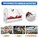 GSE Games & Sports Expert Acrylic Raffle Drum, Professional Raffle Spinning Cage for Tickets, Balls, Holds 5,000 Tickets (Small, Medium, Large Available)