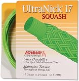 Diámetro: 1,25mm Victor Cordaje para Squash UltraNick 17, Verde, 110m, 288/7/0