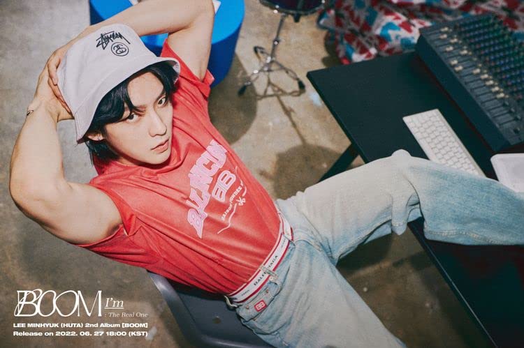 Miniatura 8 de BTOB Lee Minhyuk HUTA BOOM 2 álbum Jewel Version Folleto+papel lírico+1p PhotoCard+seguimiento sellado