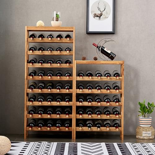 Soporte para botellas de vino de madera 54.6x26x124cm miniatura 4