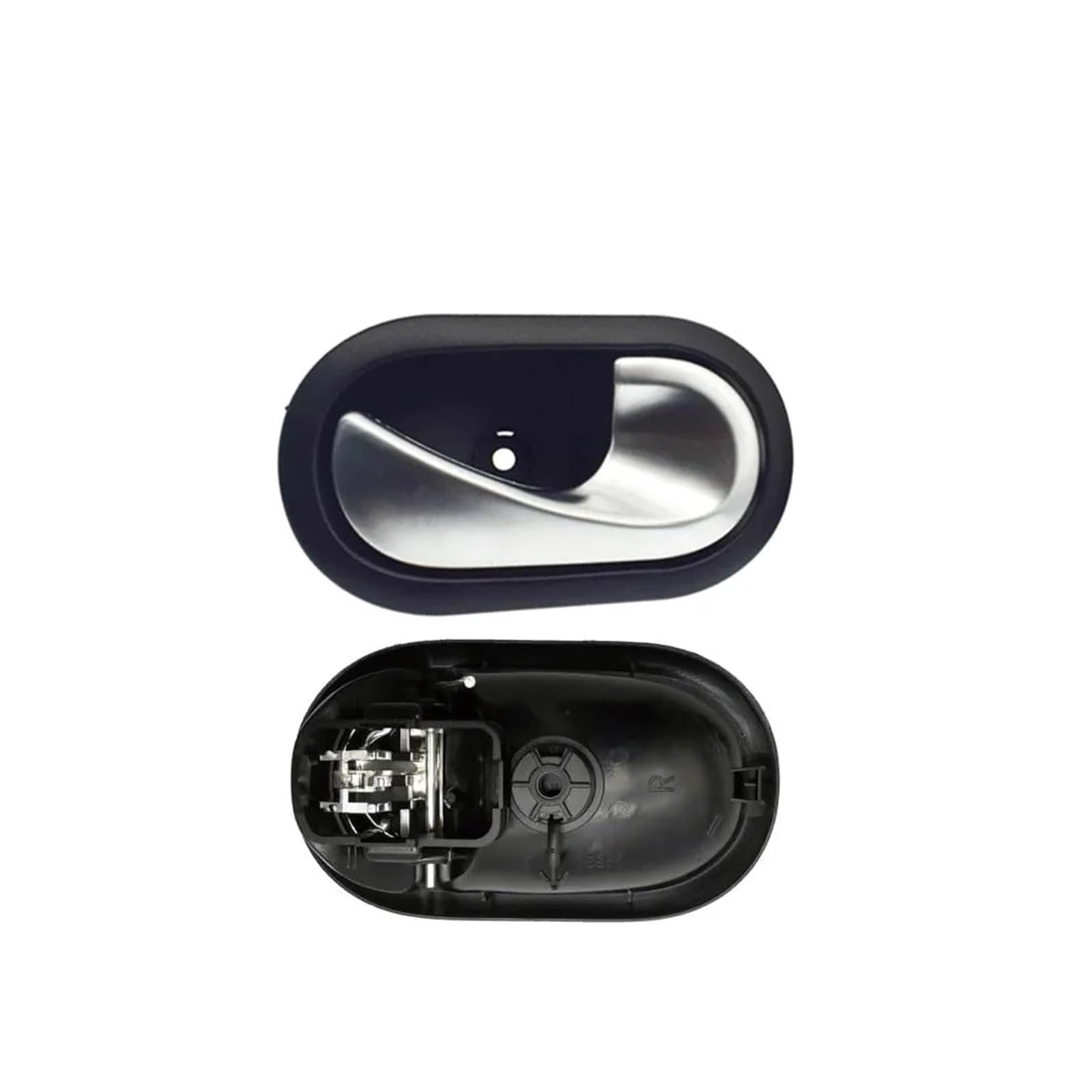 PBPLZWVWA Car Inside Door Handle Pull Trim Cover for Renault for Clio 2005-2012 8200174075 8200174074 Left Right Interior Handle