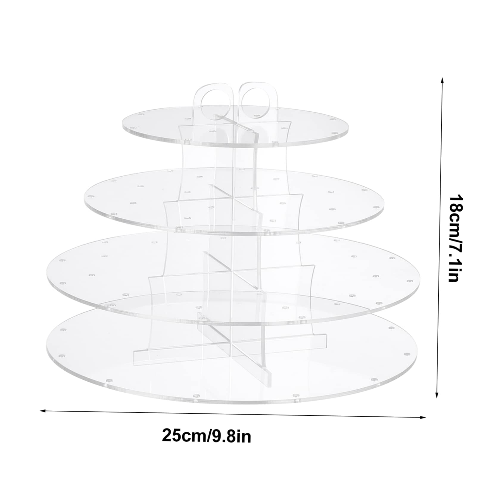 ABOOFAN 1 PC Transparent Ball Shaped Lollipop Stand Adorable Display Rack for Easy Storage and Portable Use for Parties and Events