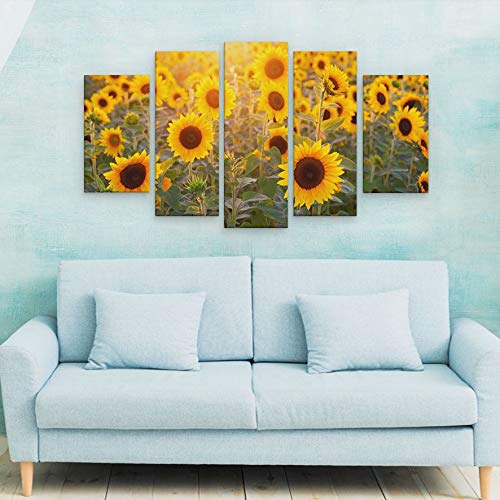 Quadro Decorativo Girassol em Mdf