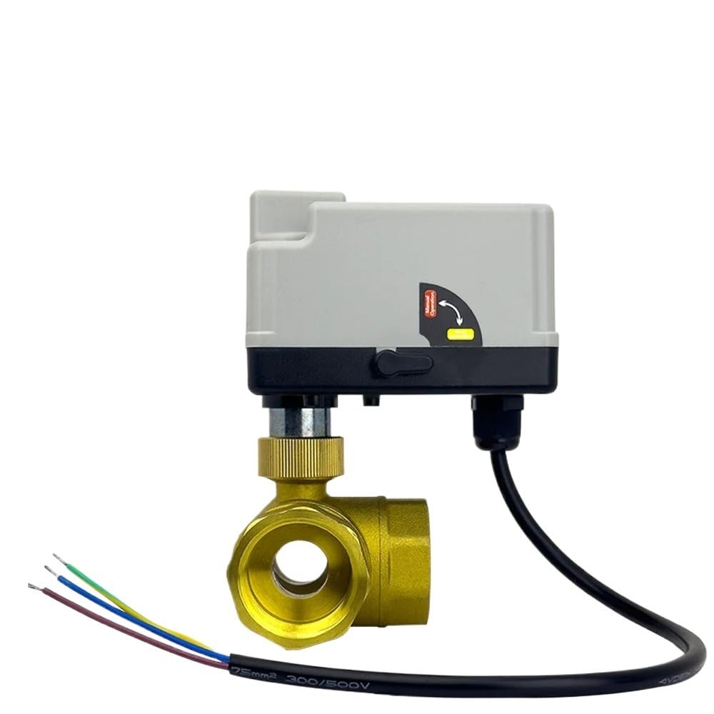 Vanne motorisée laiton DN15 pour stopper les pannes de circuit d'eau avec levier