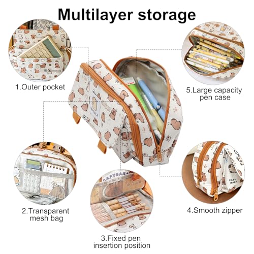 POXIAOER Pencil Case - Image 3