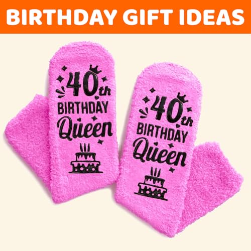 Image of HAPPYPOP Birthday Gift Ideas - Socks for 30 40 60 70 Years Old Women Female