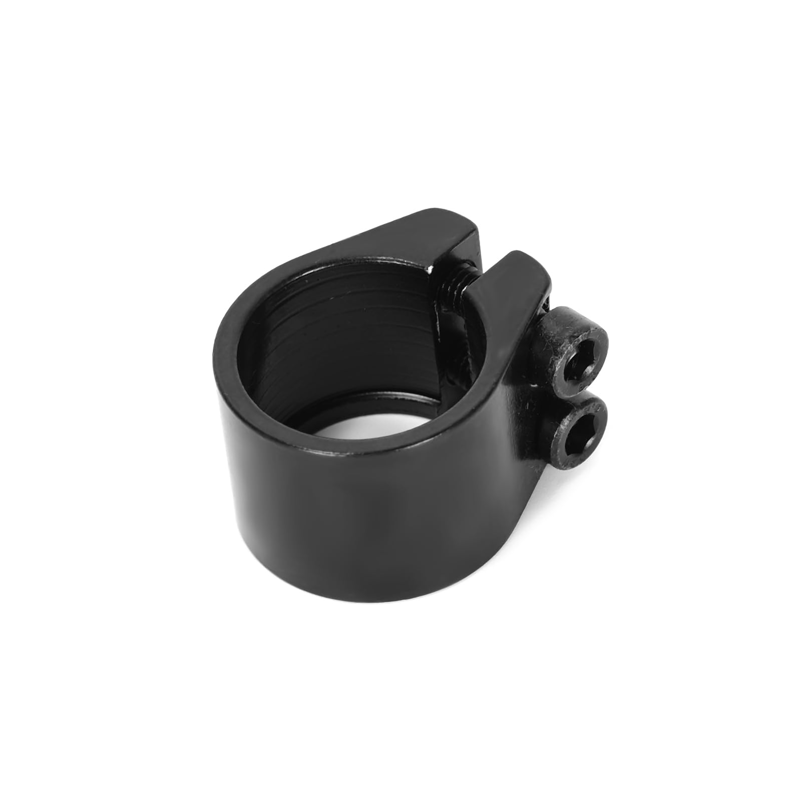 Ruimou 1Pcs Black Aluminum Alloy Bike Seat Clamps 28.6mm Suitable for Fixing MTB/BMX Bicycle Seat Bars