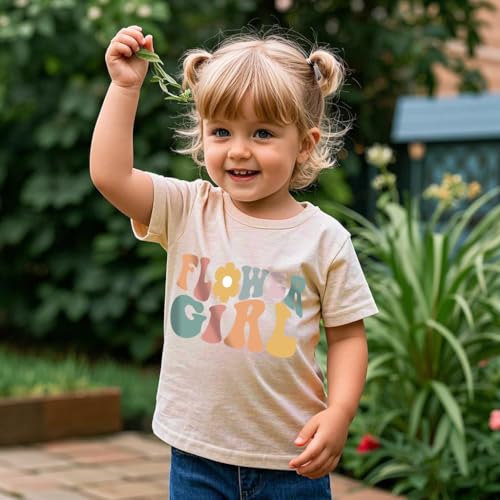 Image of Kids Short Sleeve Tees Toddler Crewneck T-Shirts Boys Girls Dino Raccoon Excavator Silly Goose Flower Girl Tops 2-7 Years