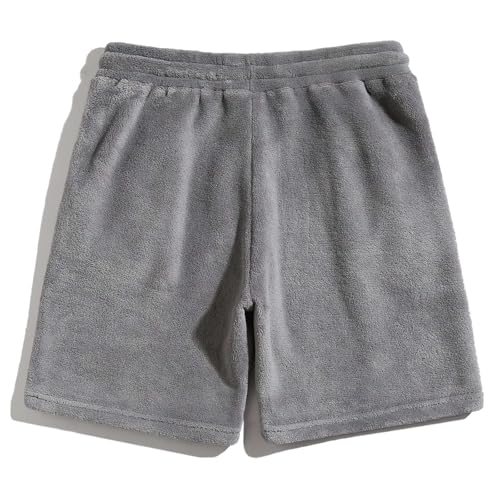 Mens Lounge Shorts Fleece Spring Fall Summer Casual Shorts Soft Touch Comfy Sleepwear PJ Bottoms2