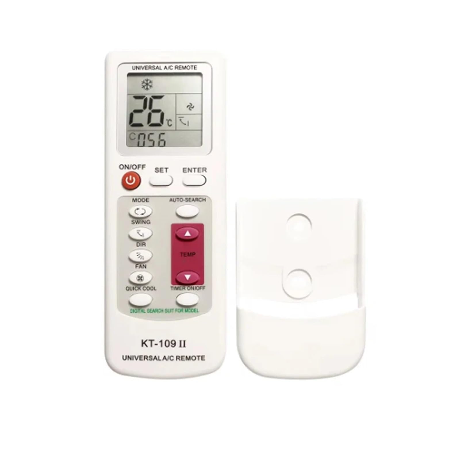 Control Remoto de Aire Acondicionado, Universal Del KT109II Reemplazo