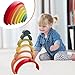 CXNXFD Montessori Arco iris de madera, 7 colores Imagen de CXNXFD Montessori Arco iris de madera, 7 colores