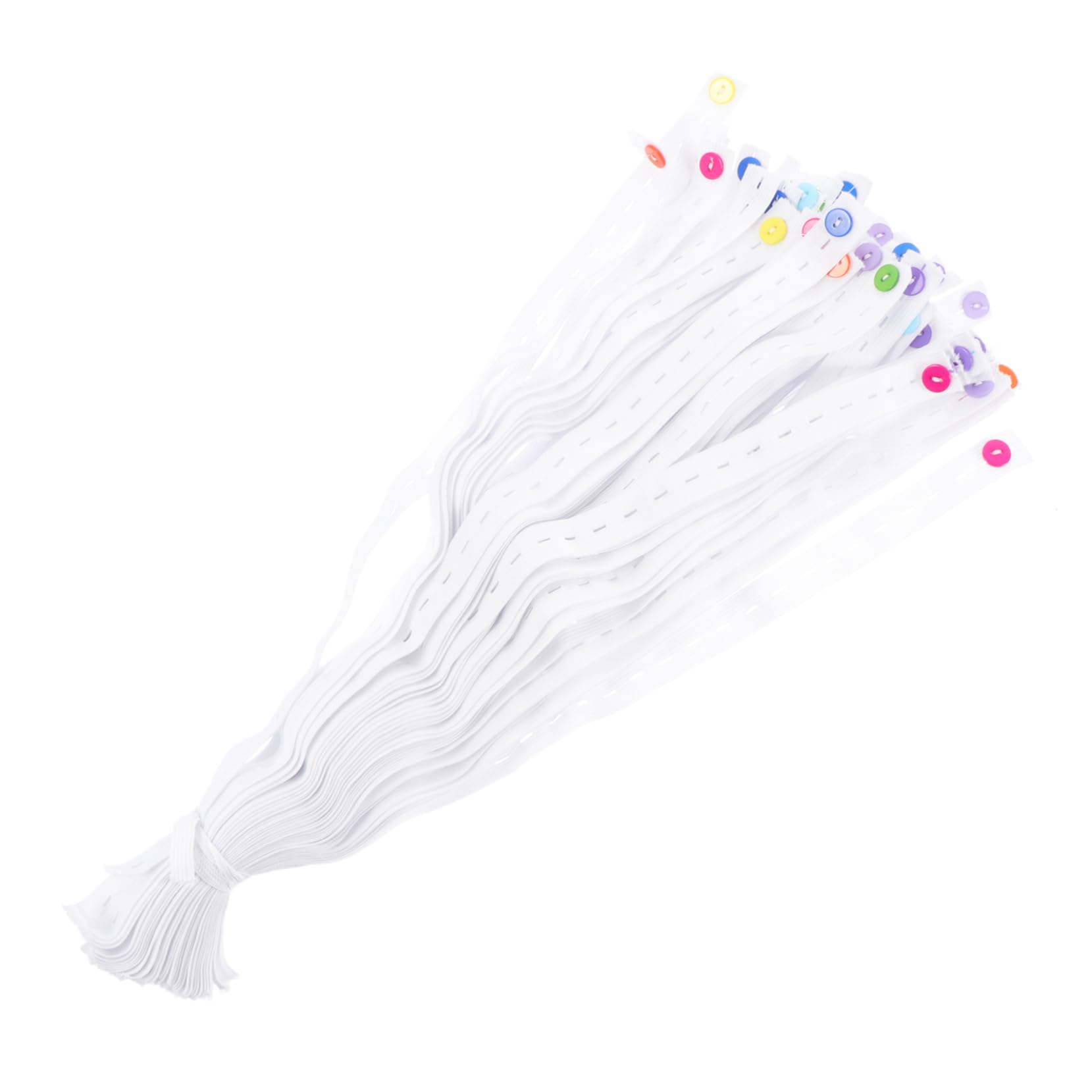 HAPINARY Djustable Diaper Fasten Belt Buckles 50pcs Diaper Clamp for Baby for Reusable Baby Diapers