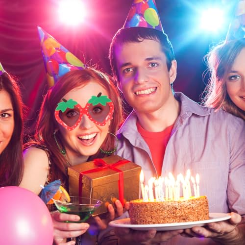 Hawaiian Sunglasses - Girls Funny Strawberry Fruit Sunglasses Cute Strawberry Shape for Toddlers Kids Women Party Prom Accessories4