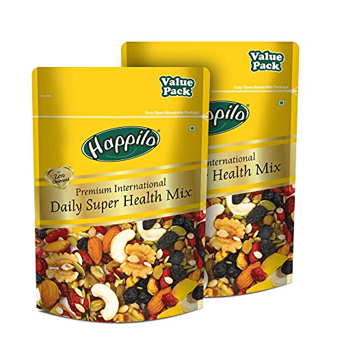 Happilo Premium International Daily Super Health Mix 325g (Pack of 2), Super Healthy Mix (B099T26MWQ) Amazon Price History, Amazon Price Tracker