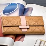PAULO SERINI® Geldbeutel Damen Groß | Portemonnaie Geldbörse Frauen mit 9 Kartenfächer & Fotofenster | Elegantes Portmonee aus weichem 100% veganem Leder mit Münzfach – Bild 2