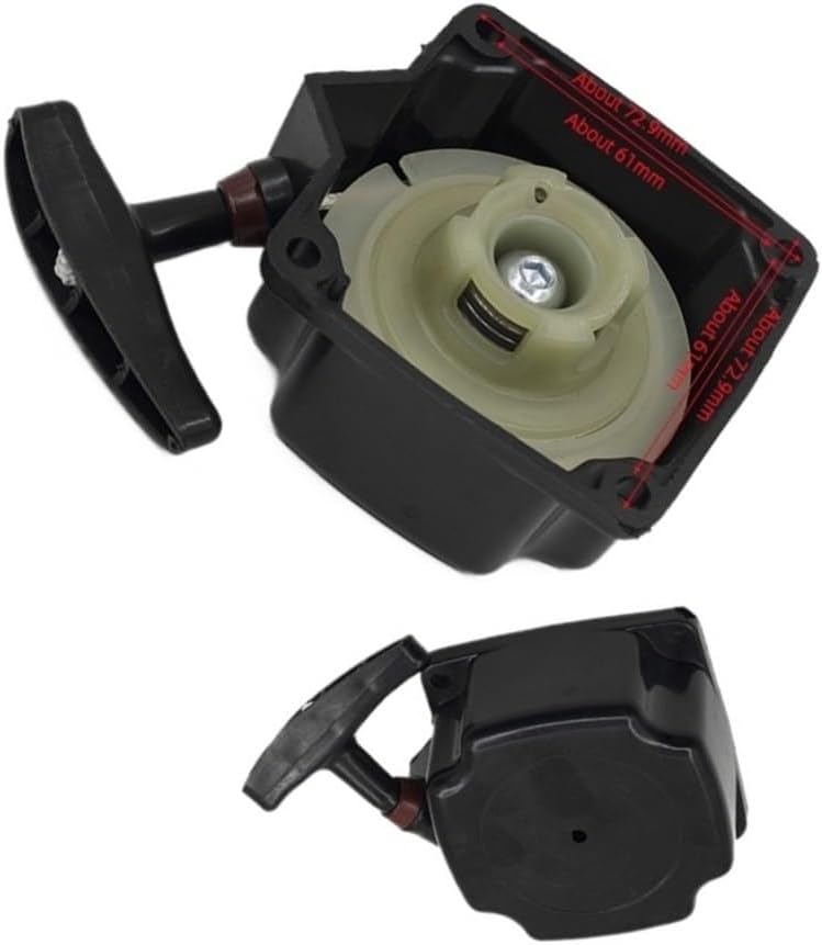 Recoil Puller Starter Brush Cutter Fit for 2 Stroke 40-5 44-5 CG430 CG520 BG430 BG520 Garden Tools Replacement Part(Easy A)