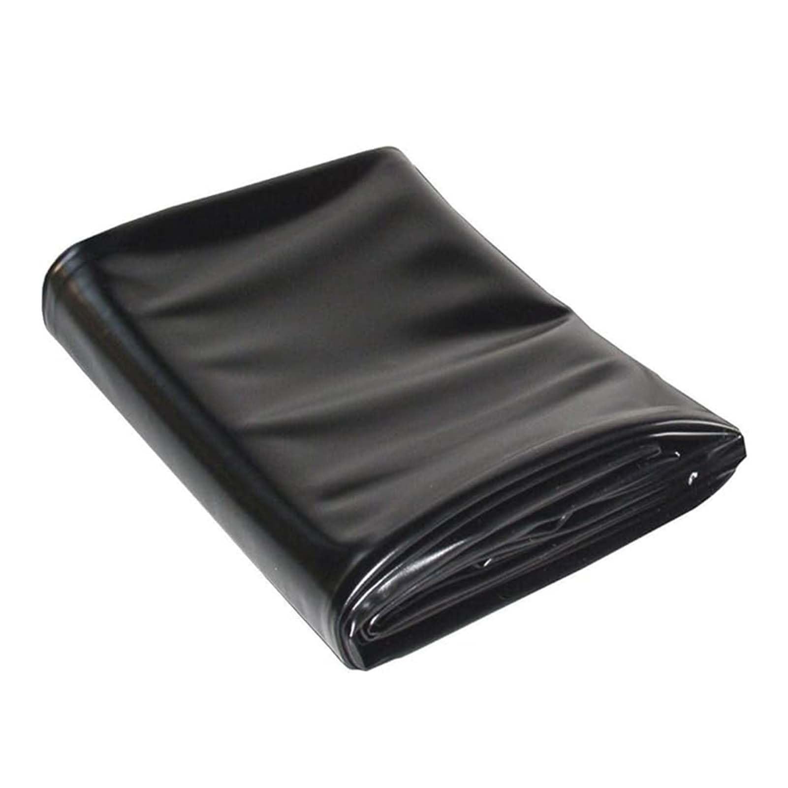 Whnoorher HDPE Pond Liner, 3x7m 5x6m 7x8m 8x10m 10x12m Flexible Impermeable Pond Membrane UV Resistant Durable Pond Lining for Fountains Garden Raised Bed, Black(3x10m(9.8x32.8ft))