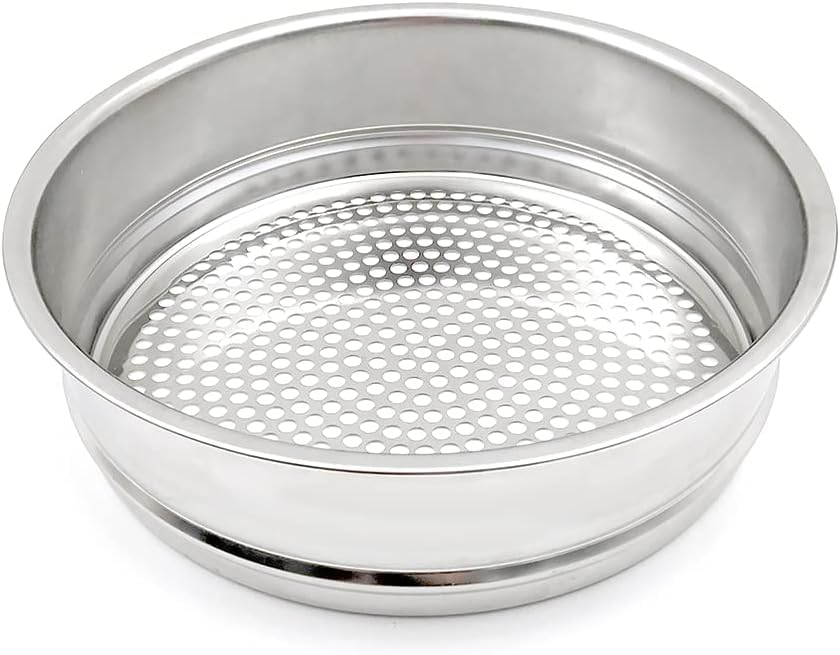 Image of Coffee Bean Cooler Electronic Bean Cooling Machine with 304 Stainless Steel Mesh Two Layers 1.3lb Big Capacity Household Roasting (1 Layer)