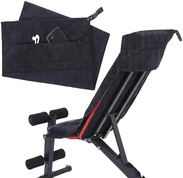 Fitness Towel, 135 x 50 cm, Sports Towel, Suitable for Fitness Training and Sports, Microfibre Towel, Fast Drying & Absorbent Workout Towels Sweat Towels, for Gym Beach Yoga Camping (black)