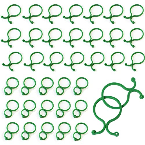YEJAHY 100 Clips de Pared para Escalada de Plantas, Clips autoadhesivos para Pared de vides para Plantas, Anillos para Plantas, para apoyar Tallos y Enredaderas Que Crecen, Forma de 8 Pulgadas Cover