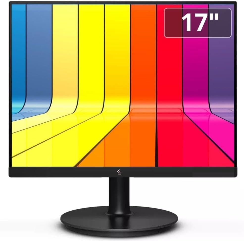 Monitor 17" LED, HD, HDMI, VGA, VESA, Ajuste de inclinação, Ideal para ...