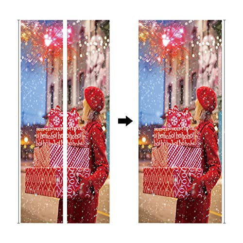 Autocollant poster de porte 3D en vinyle lavable et durable - 4