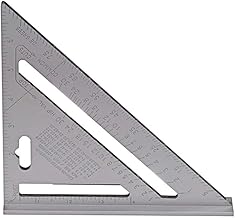 ARTIBETTER Régua de alumínio para madeira de medição, suprimentos para ferramentas de mão de pressão para trabalhadores de roofer, construtores de carpinteiro