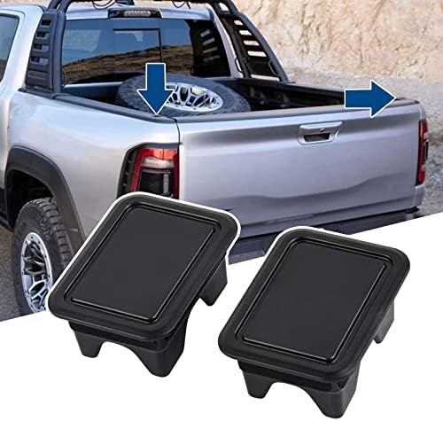 Stake Pocket Hole Covers For 2019-2024 Ram Trucks - Set Of 2 Bed Rail Plugs